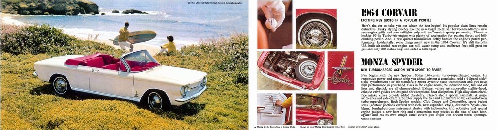 1964 Chevrolet Corvair Brochure Page 2